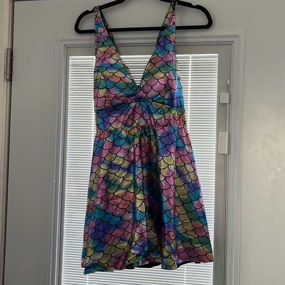 NWT 2X Torrid Mermaid Swim Dress - Picture 8 of 8